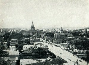 Circa 1910 Panorama of Lansing, Mich Vintage Post Card G2