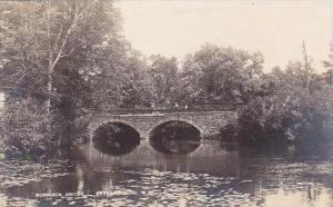 New Hampshire Peterborough Morrison Bridge Real Photo RPPC