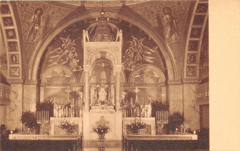 Springfield Illinois~Chapel of Perpetual Adoration~Interior View~1930s Artvue Pc