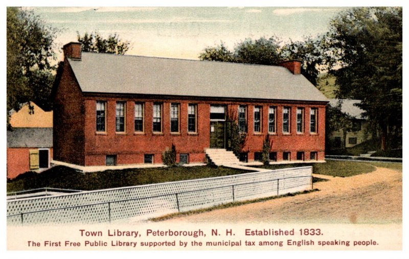 New Hampshire  Peterborough  Town Library