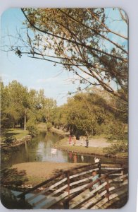 Crescent Park, Moose Jaw, Saskatchewan, Vintage Chrome Postcard