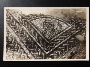 Isle of Wight: Brading Roman Villa, Winter - Old RP Postcard