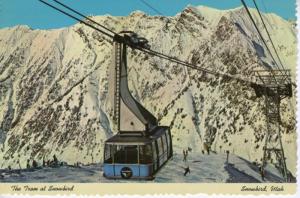 Tram At Snowbird Snowbird Village Utah UT Ski Resort Unused Vintage Postcard D22