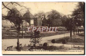 Postcard Old Rennes Jardin des Plantes View Greenhouses and Garden Francois