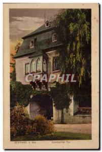 Old Postcard Boppard Eberbach Tor