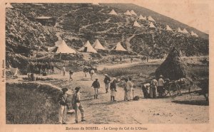 Vintage Postcard Environs De Sospel Le Camp Du Col De L'Orme