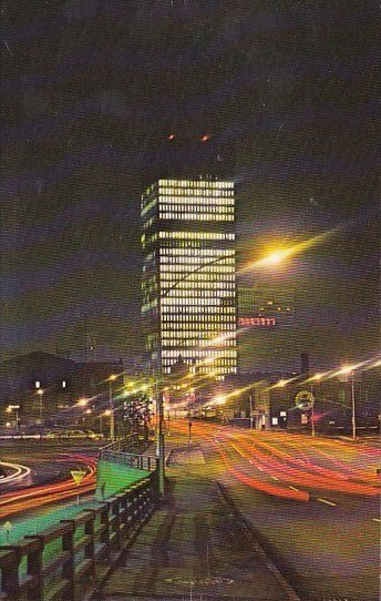 Xerox Building Downtown Night Scene Rochester New York