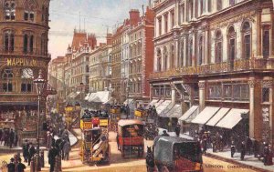 Cheapside Street Scene London England UK 1910c Tuck postcard