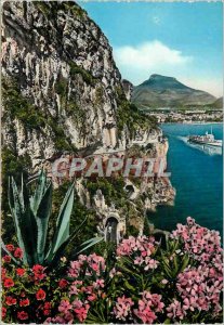 Postcard Modern Riva lago di garda boat