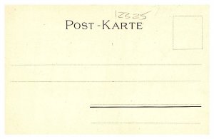 French Stamp postcard