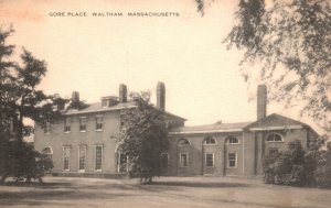 Vintage Postcard 1910's Gore Place Waltham Massachusetts MA
