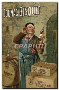 Postcard Old Cognac Bisquit Advertisement