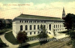 New Public Library - Springfield, Massachusetts MA  