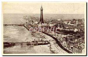 Great Britain Great Britain Old Postcard Blackpool looking North