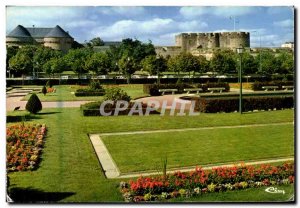 Modern Postcard Chateau Brest Maritime Prefecture The Square