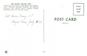 New Hampshire Rye Beach , Dunes Motor Inn