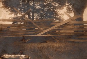 RPPC 1913 Perchers Corner   Hiram  Ohio   Postcard