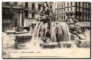 Lyon - Fontaine Bartholdi - Old Postcard