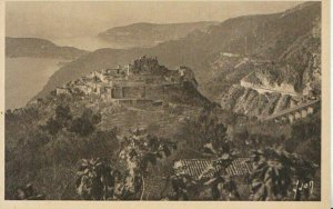 France Postcard - Eze - Vue Generale Du Village - Ref TZ9781