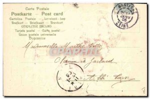 Old Postcard Fantasy Flowers Child Trefles