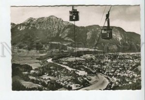 443062 GERMANY 1956 year Bad Reichenhall funicular photo postcard