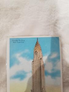 Antique Postcard, Chrysler Building, New York City