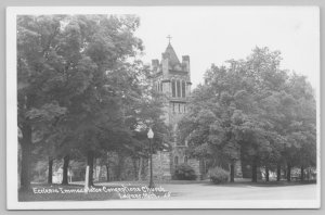Lapeer Michigan~Ecclesia Immaculate Conception Catholic Church~1950s RPPC 