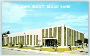 CHARLESTON HEIGHTS, South Carolina SC ~ JOHN ELLIOTT BLOOD BANK c1970s Postcard