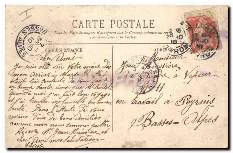 Old Postcard Gorges du Tarn Not Concern