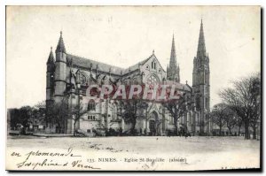 Postcard Old Nimes Church St Baudille Apse