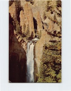 Postcard Tower Fall In Yellowstone National Park, Wyoming
