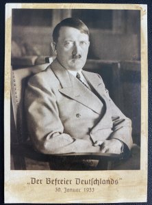 Mint WW 2 Germany Real Picture Postcard the Liberator of Germany 1933