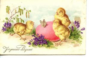 FRANCE   PC421    HAPPY EASTER