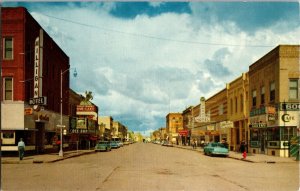 Miles City Montana 6th & Main Cow Capital of the World 1960s Postcard Vintage