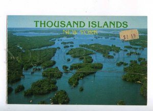 204370 CANADA USA Thousand Islands old postcard