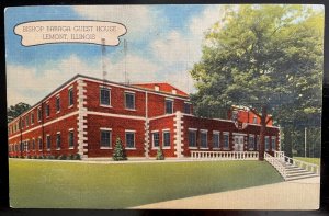 Vintage Postcard 1956 Bishop Baraga Guest House, Lemot, Illinois (IL)