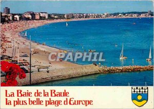 Modern Postcard The Bay of La Baule most beautiful beach in Europe