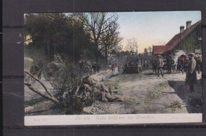 GERMANY, RESTING DURING MARCHING, c1910 ppc., unused.