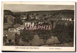 Postcard Old San Julian De Vilatorta Vista General