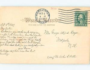 Pre-1907 HOTEL Worcester Massachusetts MA A2794