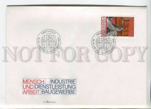 446019 Liechtenstein 1984 year FDC people and professions