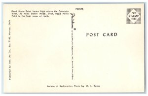 c1960's Dead Horse Point Looms Colorado River Moab Utah UT Unposted Postcard