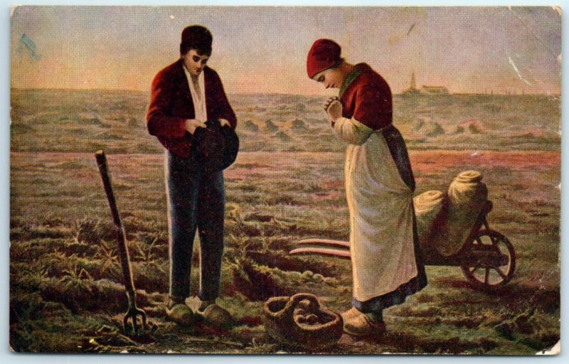 Postcard The Angelus By JeanFrançois Millet Musée d'Orsay Paris