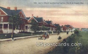 Row of Officers' Quarters - Russell, Wyoming