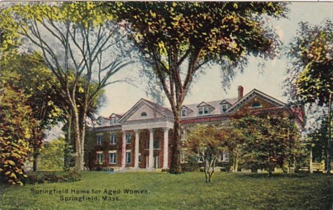 Massachusetts Springfield Home For Aged Women 1911