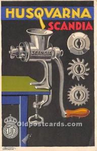 Husqvarna Scandia Advertising 1940 very light crease right bottom corner, lig...