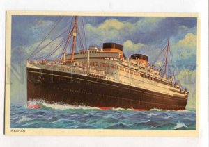 400624 White Star line ship Old Hong Kong postcard