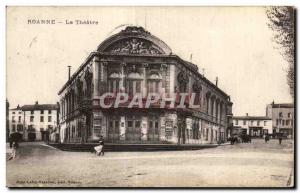 Old Postcard Roanne Theater