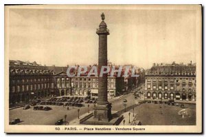 Postcard Old Paris Place Vendome