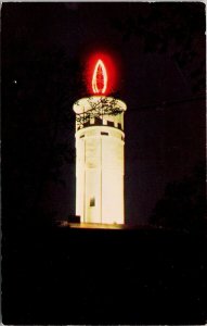 Victoria BC Rockland Water Tower Candle Laurel Lane 1970s Postcard G60